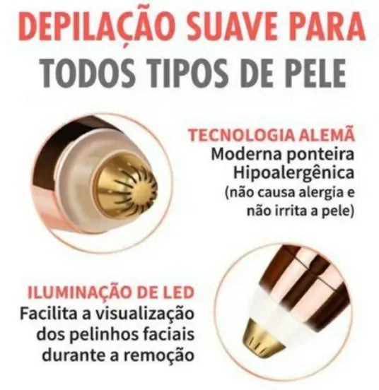 Caneta Depiladora de Sobrancelhas