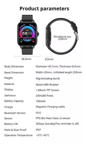 Smartwatch Colmi P28 Esporte