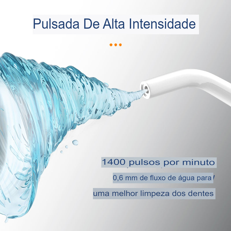 Irrigador Oral Dental Portátil Ajustável 300ml