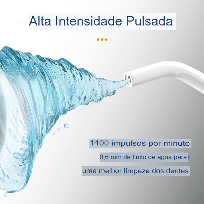 Irrigador Oral Dental Portátil Ajustável 300ml